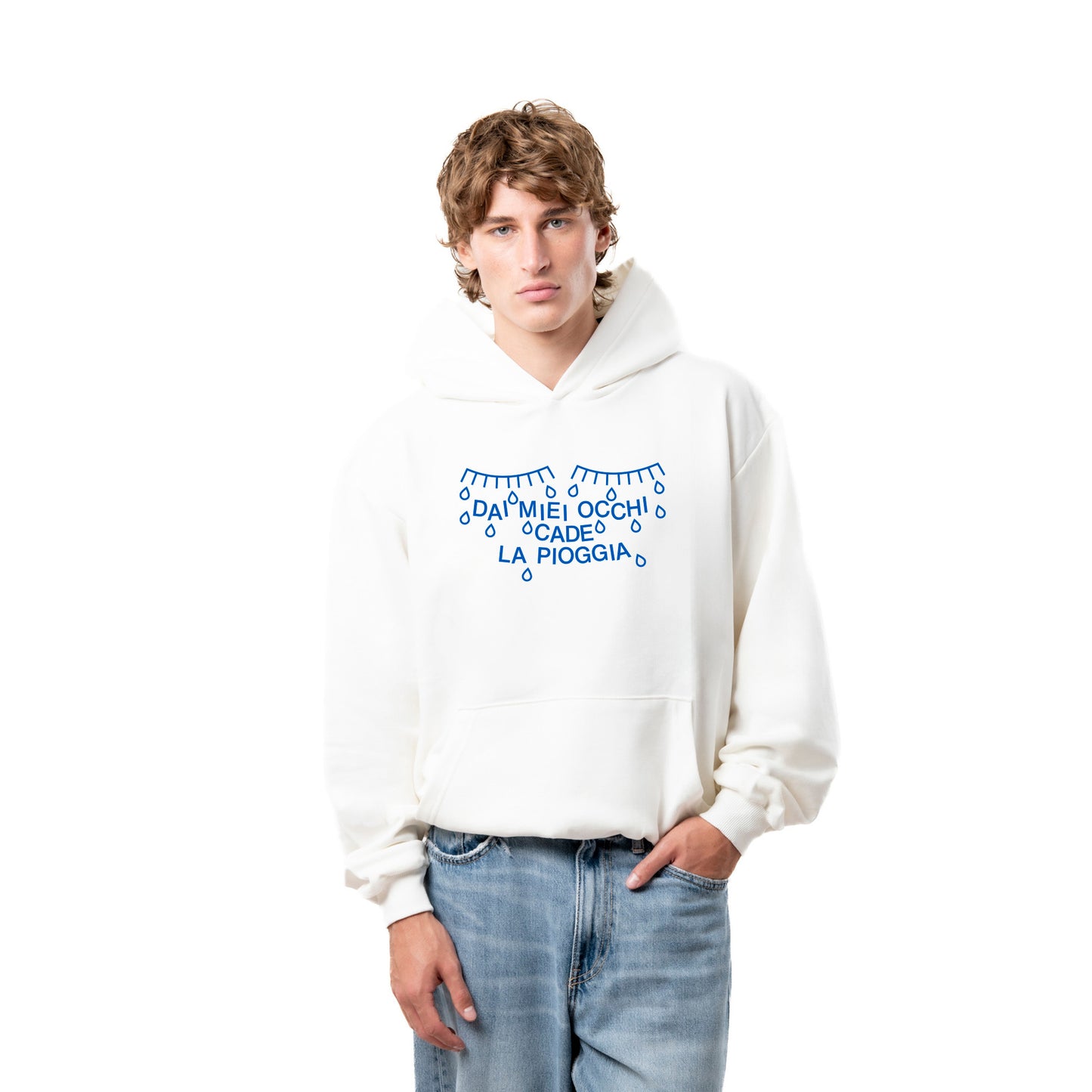 Felpa Hoodie "Pioggia Dai Miei Occhi"