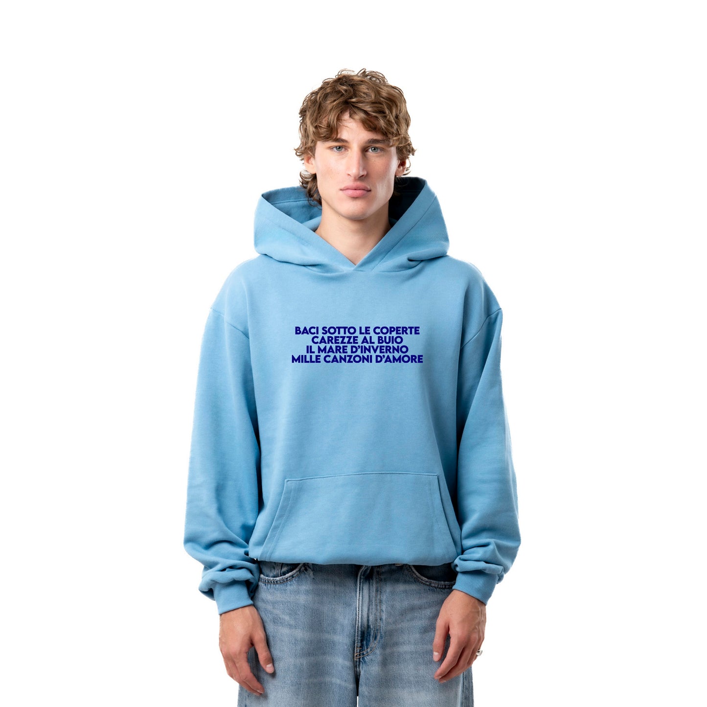 Felpa Hoodie "Baci Sotto Le Coperte"