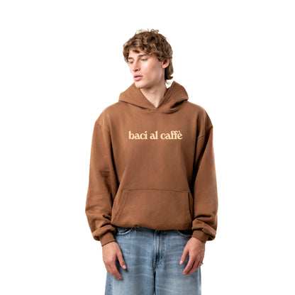 Felpa Hoodie "Baci Al Caffè"