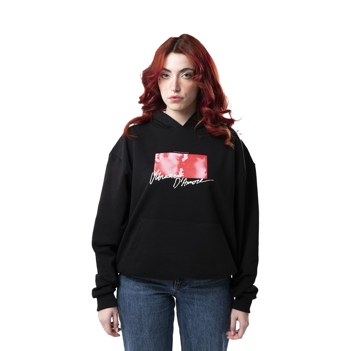 Felpa Hoodie "Vibrazioni d'amore"