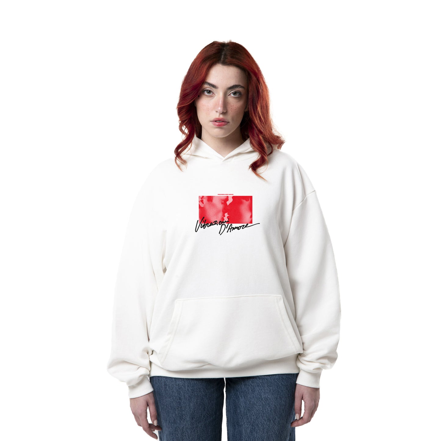 Felpa Hoodie "Vibrazioni d'amore"