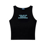Il tank top “Volevo solo dormire"