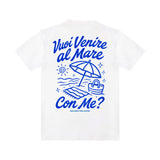 T-shirt “Vuoi venire al mare con me?"